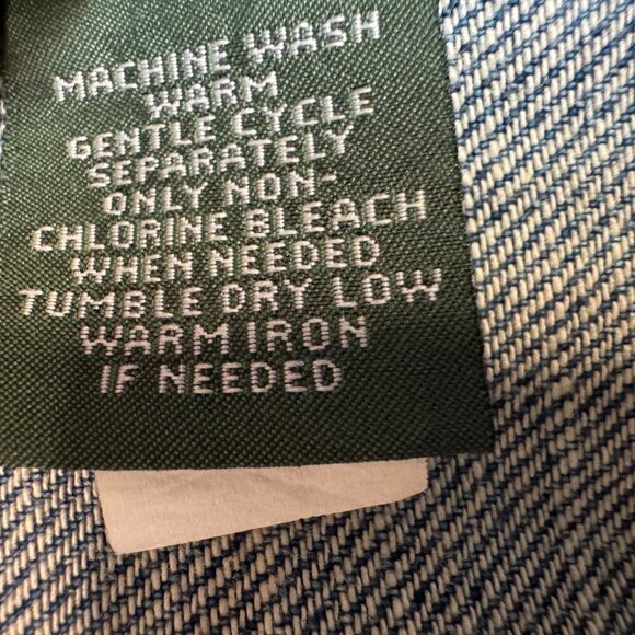 Vintage Y2K LRL Lauren Jeans Co. Western Mid Rise Wide Flare Leg Jeans Size 10 - Picture 10 of 14